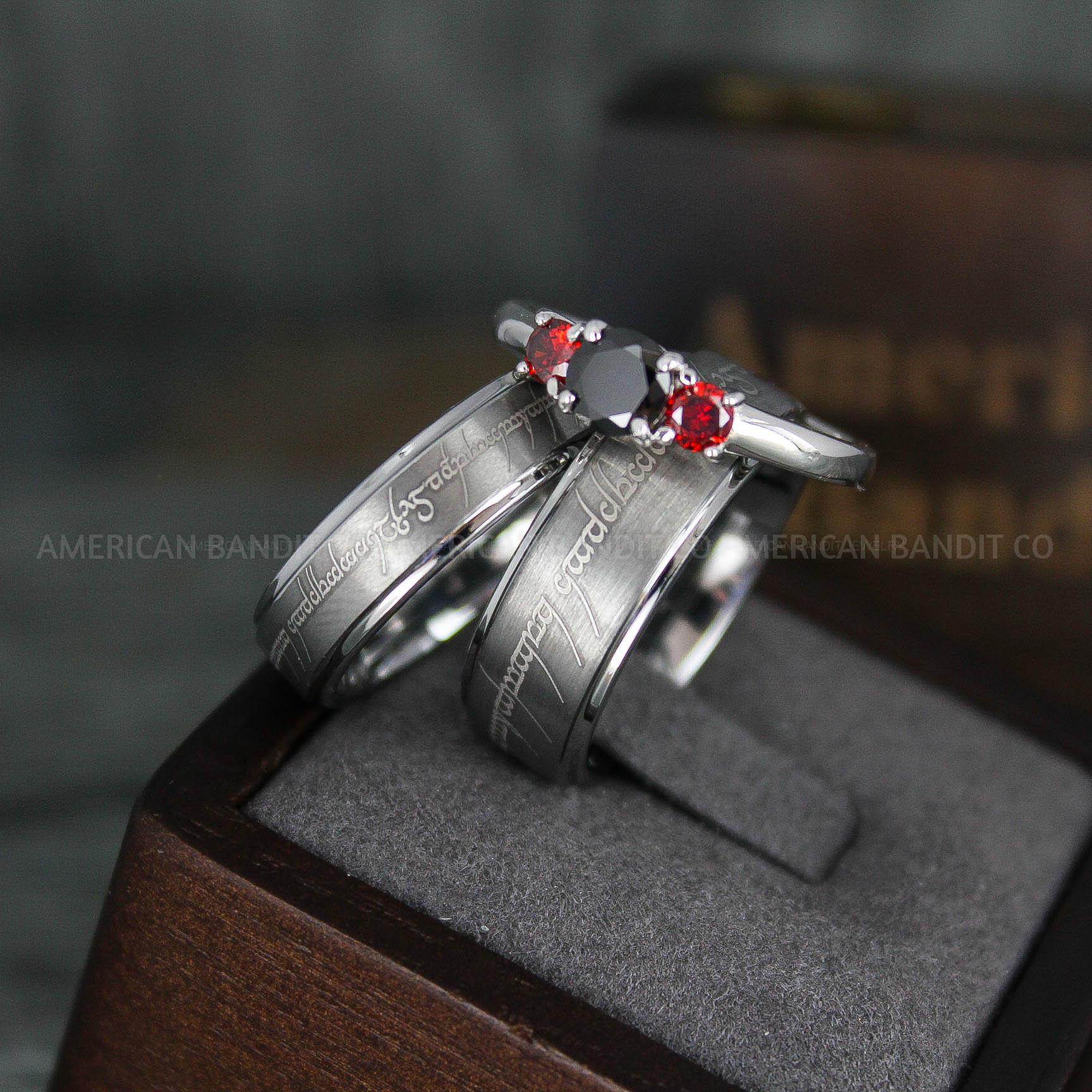 IMG_5985 Elvish Rings, Elvish Wedding Rings, Elvish Wedding Bands, Elvish Jewelry, Silver Wedding Rings - Image 1