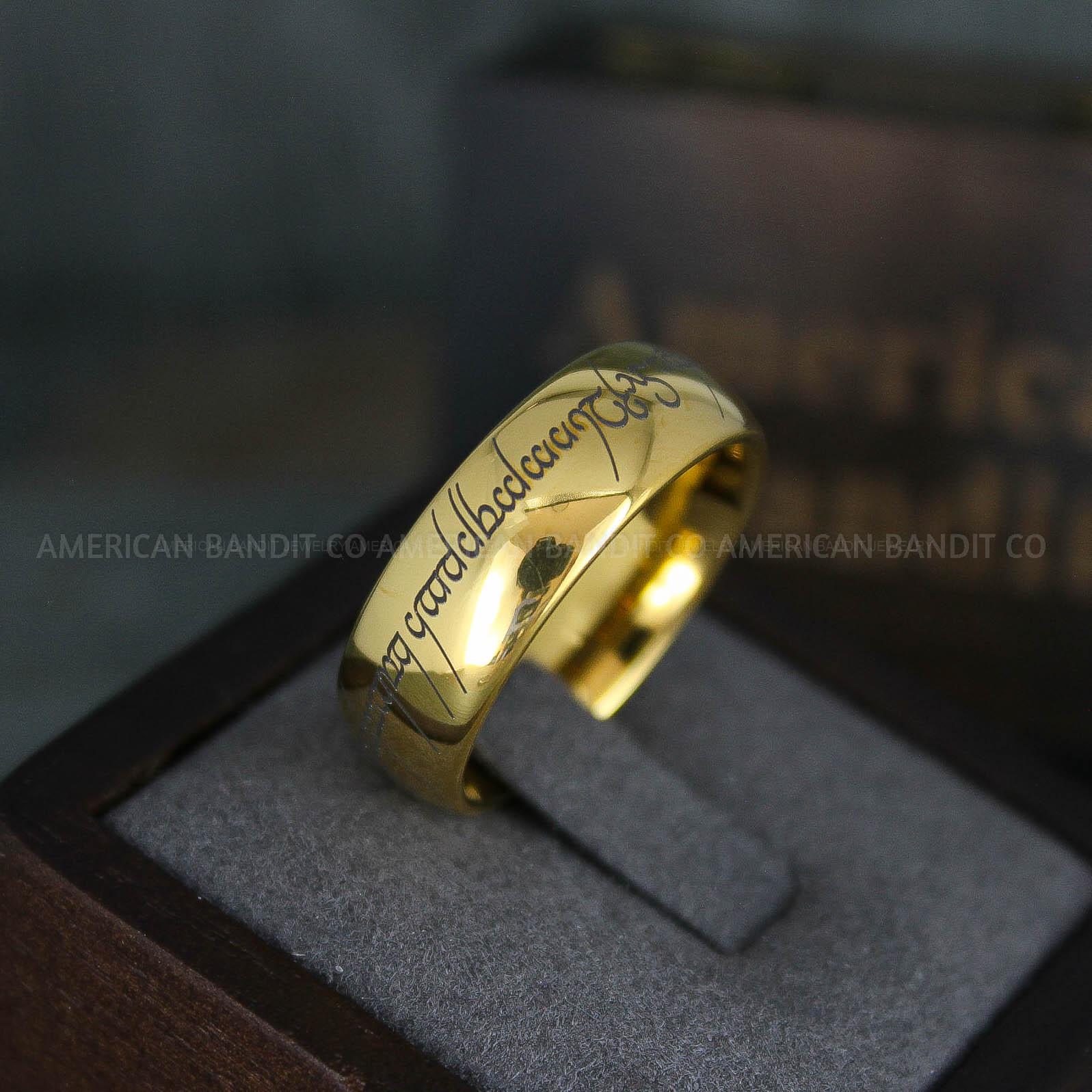IMG_5991 Elvish Ring, Elvish Wedding Ring, Elvish Wedding Band, Elvish Jewelry, Gold Wedding Ring - Image 1