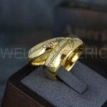 Elvish Ring, Elvish Wedding Ring, Elvish Wedding Band, Elvish Jewelry, Gold Wedding Ring - Image 2