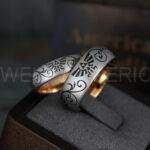 Zelda Rings, Zelda Wedding Rings, Gamer Rings, Gamer Jewelry, Zelda Wedding Bands, Gamer Wedding Rings, Gunmetal Wedding Rings