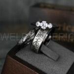 Zelda Rings, Zelda Wedding Rings, Gamer Rings, Gamer Jewelry, Zelda Wedding Bands, Gamer Wedding Rings, Black Wedding Rings