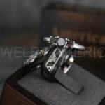 Zelda Rings, Zelda Wedding Rings, Gamer Rings, Gamer Jewelry, Zelda Wedding Bands, Gamer Wedding Rings, Black Wedding Rings - Image 5