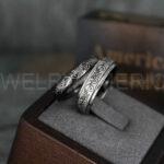 Zelda Rings, Zelda Wedding Rings, Gamer Rings, Gamer Jewelry, Zelda Wedding Bands, Gamer Wedding Rings, Black Wedding Rings - Image 3