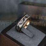 Zelda Ring, Zelda Wedding Ring, Gamer Ring, Gamer Jewelry, Zelda Wedding Band, Gamer Wedding Ring, Black Wedding Ring