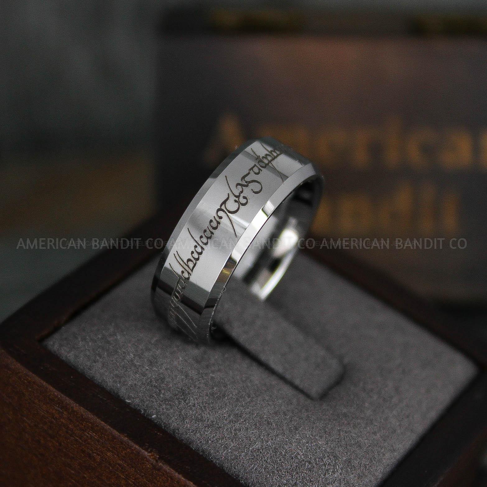 IMG_6040 Elvish Rings, Elvish Wedding Rings, Elvish Wedding Bands, Elvish Jewelry, Silver Wedding Rings - Image 1