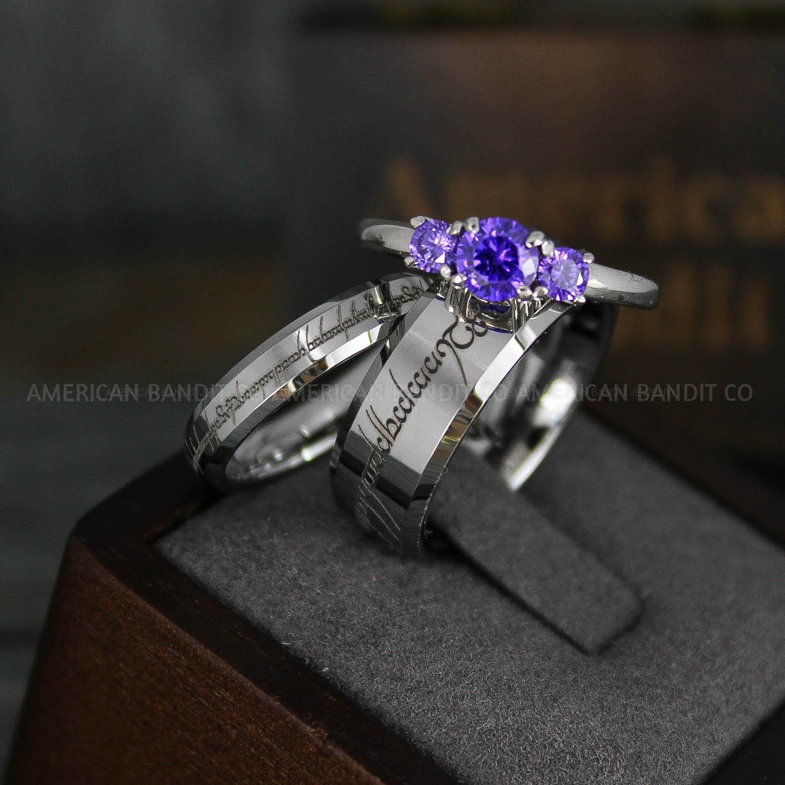 IMG_6044 Elvish Rings, Couple Rings, Elvish Wedding Rings, Elvish Wedding Bands, Elvish Jewelry, Silver Wedding Rings - Image 1