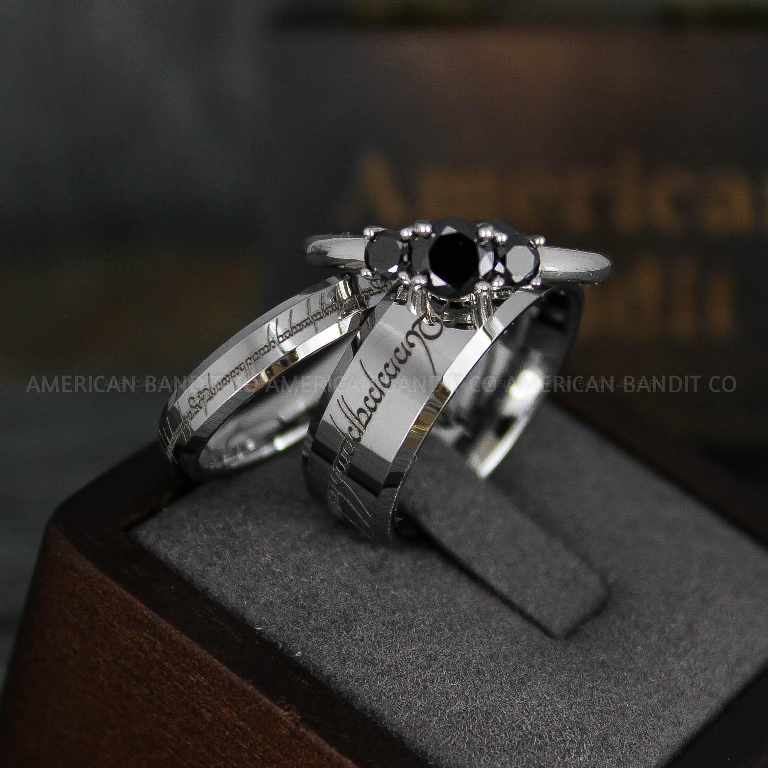 IMG_6046 Elvish Rings, Couple Rings, Elvish Wedding Rings, Elvish Wedding Bands, Elvish Jewelry, Silver Wedding Rings - Image 1