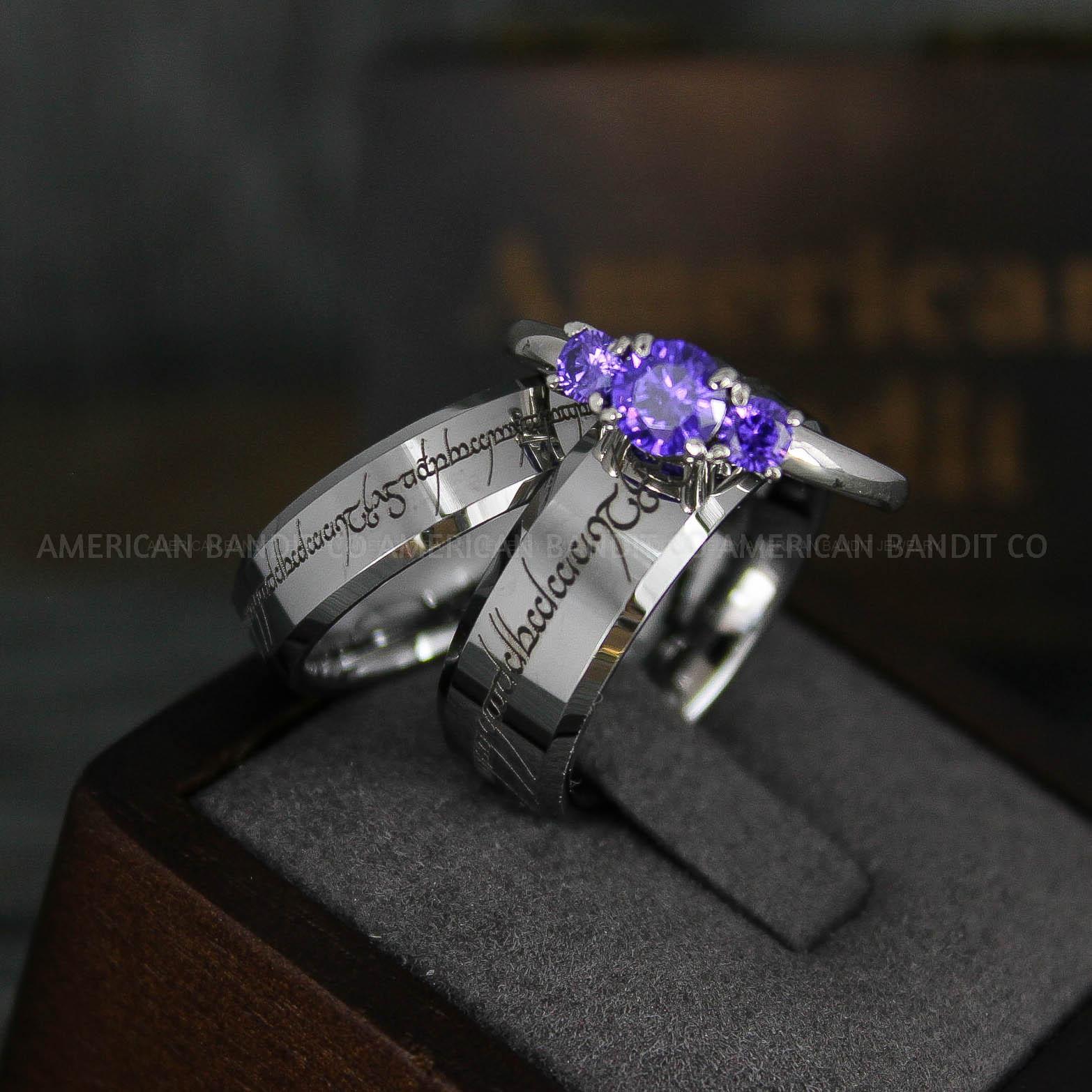 IMG_6050 Elvish Rings, Couple Rings, Elvish Wedding Rings, Elvish Wedding Bands, Elvish Jewelry, Silver Wedding Rings - Image 1