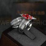 Elvish Rings, Couple Rings, Elvish Wedding Rings, Elvish Wedding Bands, Elvish Jewelry, Silver Wedding Rings