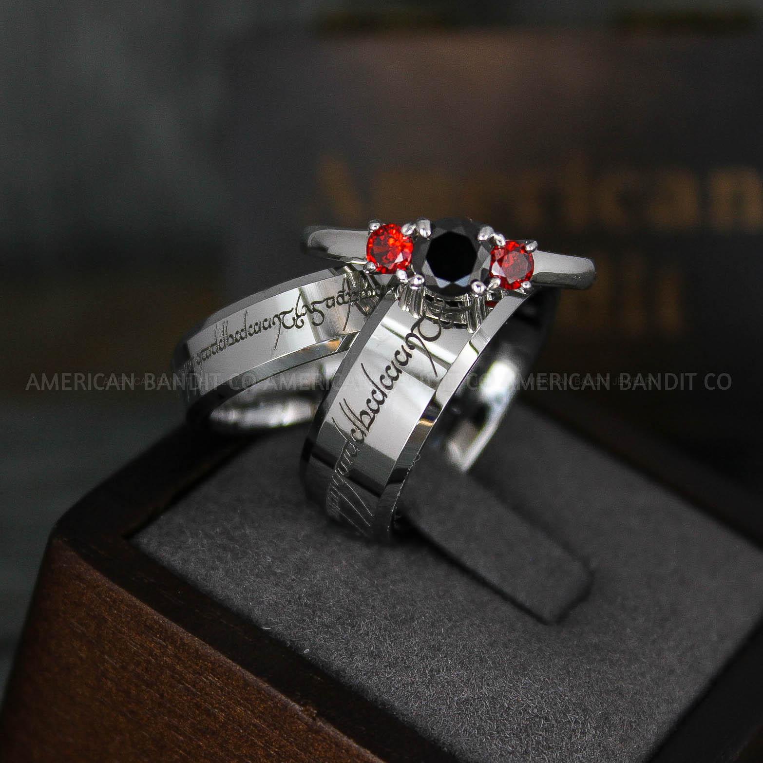 IMG_6053 Elvish Rings, Couple Rings, Elvish Wedding Rings, Elvish Wedding Bands, Elvish Jewelry, Silver Wedding Rings - Image 1