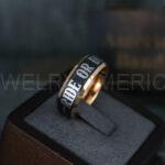 Ride or Die Rings, Ride or Die, Ride or Die Wedding Rings, Ride or Die Wedding Bands, Black Wedding Rings, Black Wedding Bands, Biker Rings
