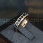 Aurebesh Ring, Aurebesh Wedding Band, Black Wedding Band, Aurebesh Wedding Ring, Aurebesh Jewelry