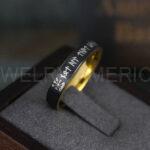 Til Valhalla Rings, Viking Rings, Runes Rings, Vegvísir Ring, Couple Nordic Rings, Norsemen Rings, Nordic Runes Rings, Black Tungsten Bands