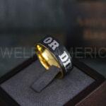Ride or Die Rings, Ride or Die, Ride or Die Wedding Rings, Ride or Die Wedding Bands, Black Wedding Rings, Black Wedding Bands, Biker Rings - Image 3
