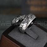 Zelda Rings, Zelda Wedding Rings, Gamer Rings, Gamer Jewelry, Zelda Wedding Bands, Gamer Wedding Rings, Black Wedding Rings