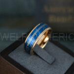 Elvish Ring, Elvish Wedding Ring, Elvish Wedding Band, Elvish Jewelry, Rose Gold Wedding Ring