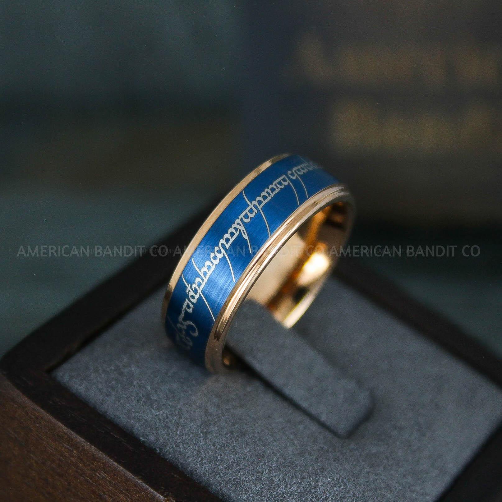 IMG_6138 Elvish Ring, Elvish Wedding Ring, Elvish Wedding Band, Elvish Jewelry, Rose Gold Wedding Ring - Image 1