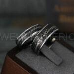 Elvish Rings, Elvish Wedding Rings, Elvish Wedding Bands, Elvish Jewelry, Black Wedding Rings - Image 2