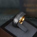 Elvish Rings, Elvish Wedding Rings, Elvish Wedding Bands, Elvish Jewelry, Gunmetal Wedding Rings - Image 3