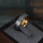 Elvish Rings, Elvish Wedding Rings, Elvish Wedding Bands, Elvish Jewelry, Gunmetal Wedding Rings - Image 4