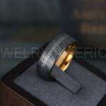 Elvish Rings, Elvish Wedding Rings, Elvish Wedding Bands, Elvish Jewelry, Gunmetal Wedding Rings