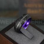 Elvish Rings, Elvish Wedding Rings, Elvish Wedding Bands, Elvish Jewelry, Black Wedding Rings - Image 3