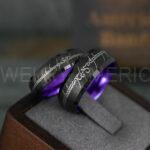 Elvish Rings, Elvish Wedding Rings, Elvish Wedding Bands, Elvish Jewelry, Black Wedding Rings