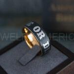 Ride or Die Rings, Ride or Die, Ride or Die Wedding Rings, Ride or Die Wedding Bands, Black Wedding Rings, Black Wedding Bands, Biker Rings - Image 3