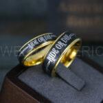 Ride or Die Rings, Ride or Die, Ride or Die Wedding Rings, Ride or Die Wedding Bands, Black Wedding Rings, Black Wedding Bands, Biker Rings