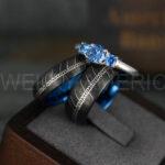 Elvish Rings, Elvish Wedding Rings, Elvish Wedding Bands, Elvish Jewelry, Black Wedding Rings