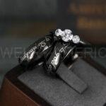 Elvish Rings, Elvish Wedding Rings, Elvish Wedding Bands, Elvish Jewelry, Black Wedding Rings