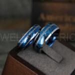 Elvish Rings, Elvish Wedding Rings, Elvish Wedding Bands, Elvish Jewelry, Blue Wedding Rings - Image 2
