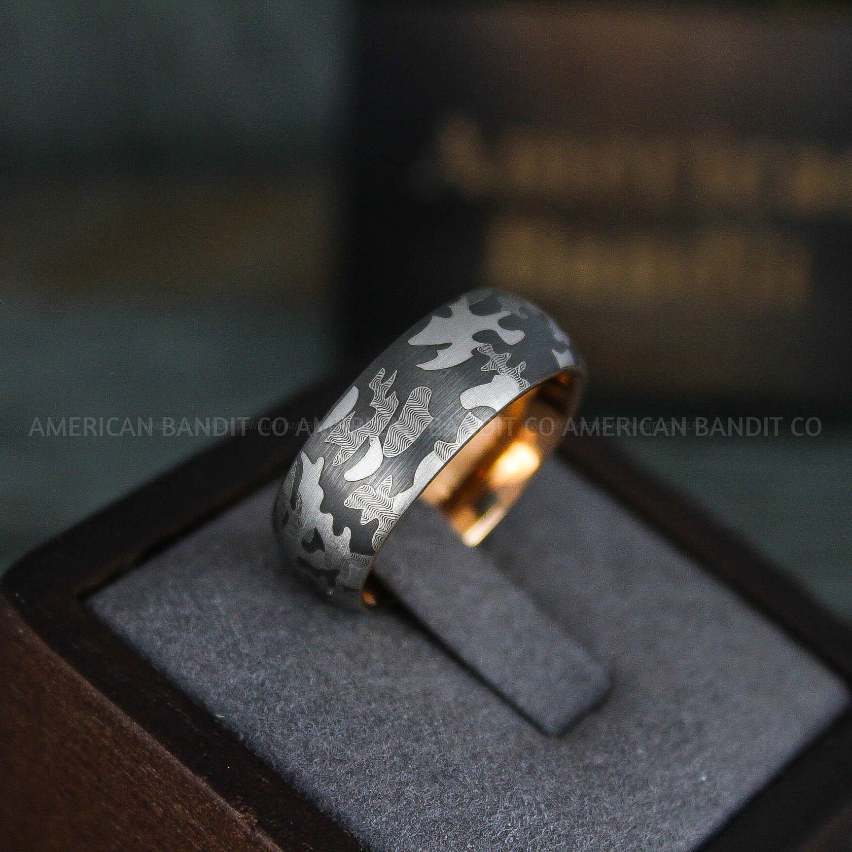 IMG_6238 American Flag Rings, Camo Rings, Army Rings, Military Rings, Military Jewelry - Image 1