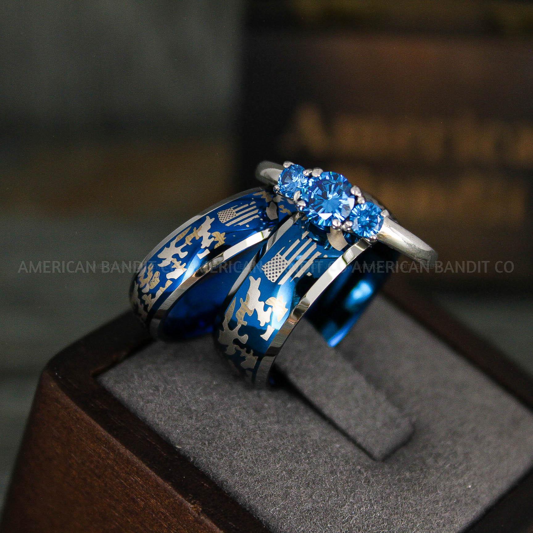 IMG_6251 American Flag Rings, Camo Rings, Army Rings, Military Rings, Military Jewelry - Image 1