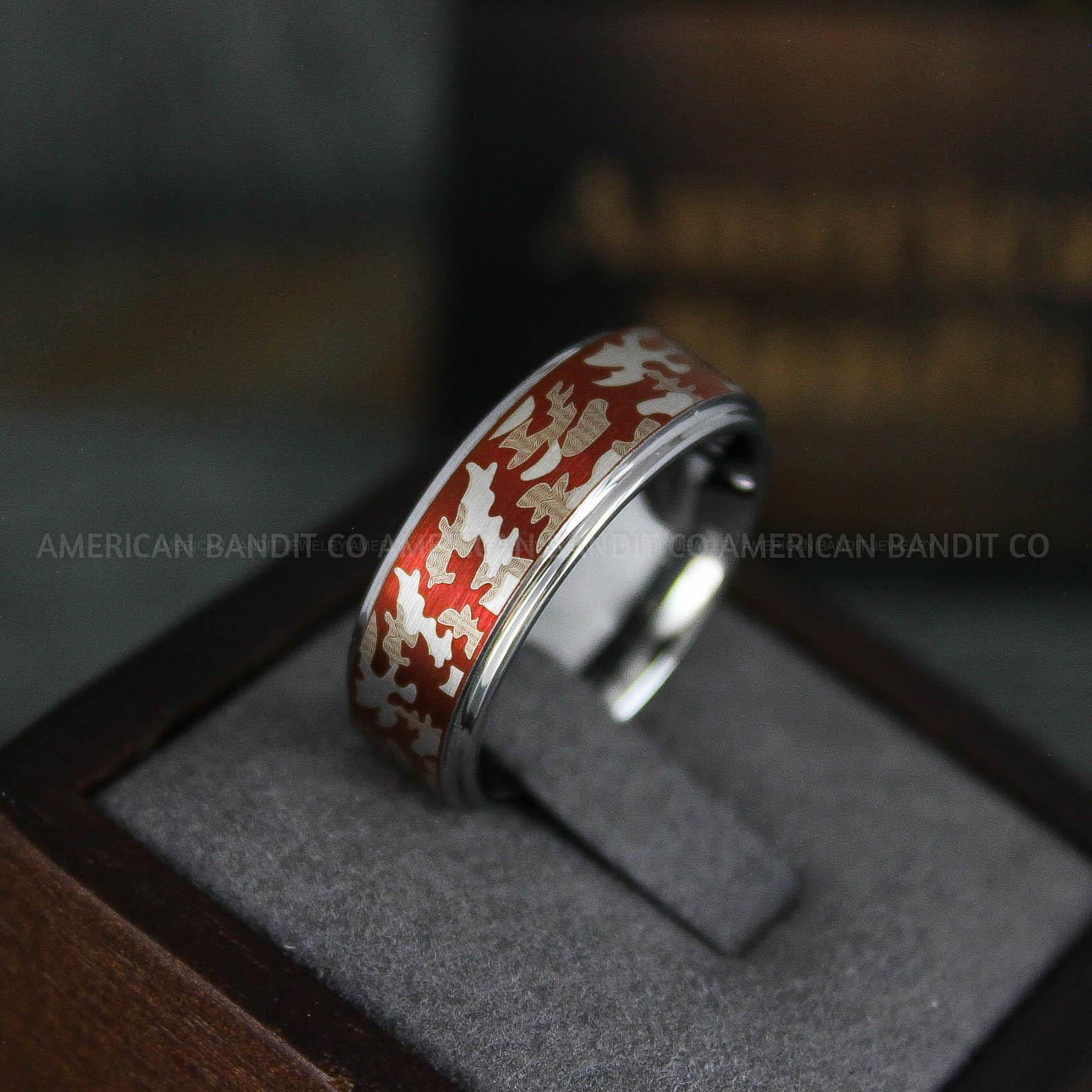 IMG_6256 American Flag Rings, Camo Rings, Army Rings, Military Rings, Military Jewelry - Image 1