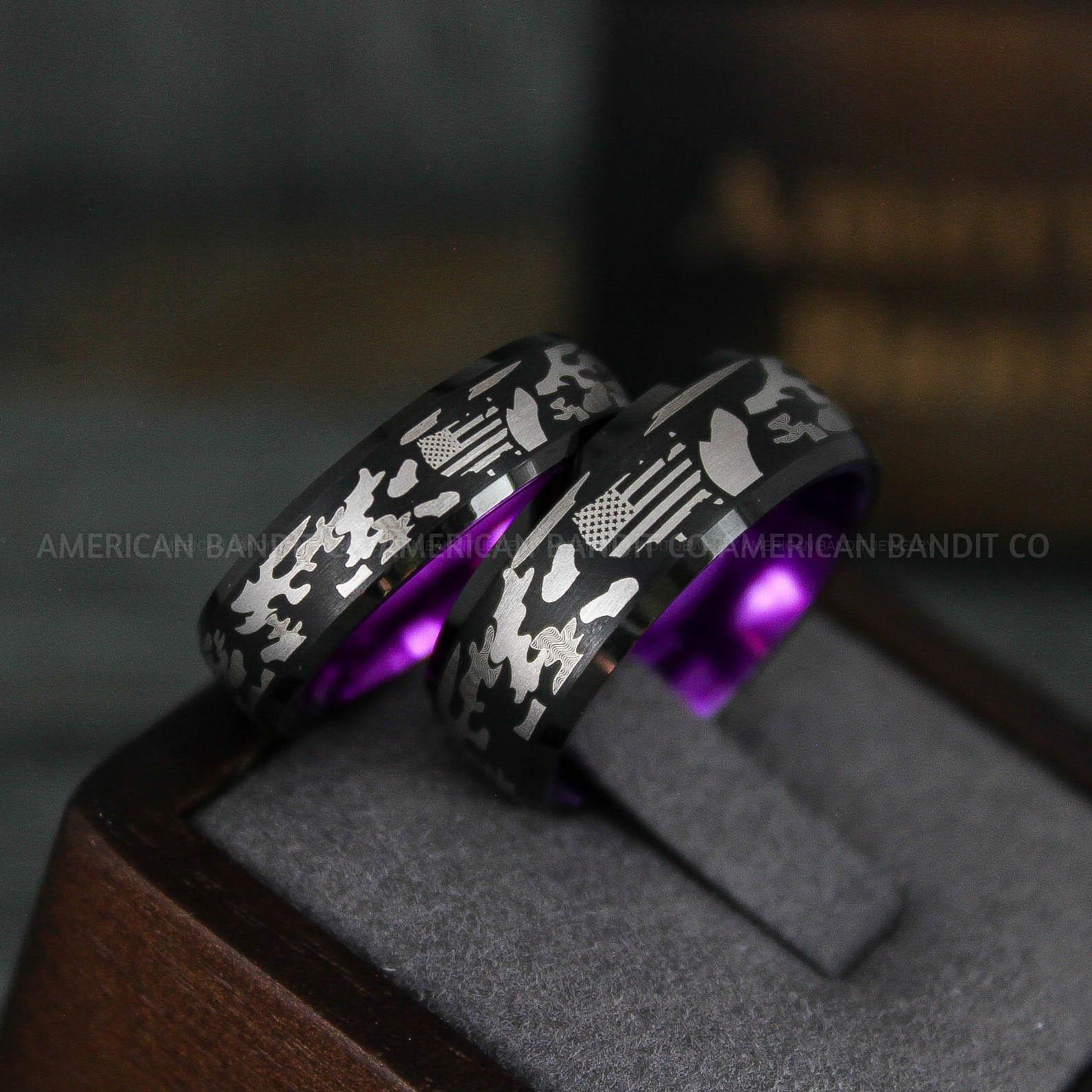 IMG_6258 American Flag Rings, Camo Rings, Army Rings, Military Rings, Military Jewelry - Image 1