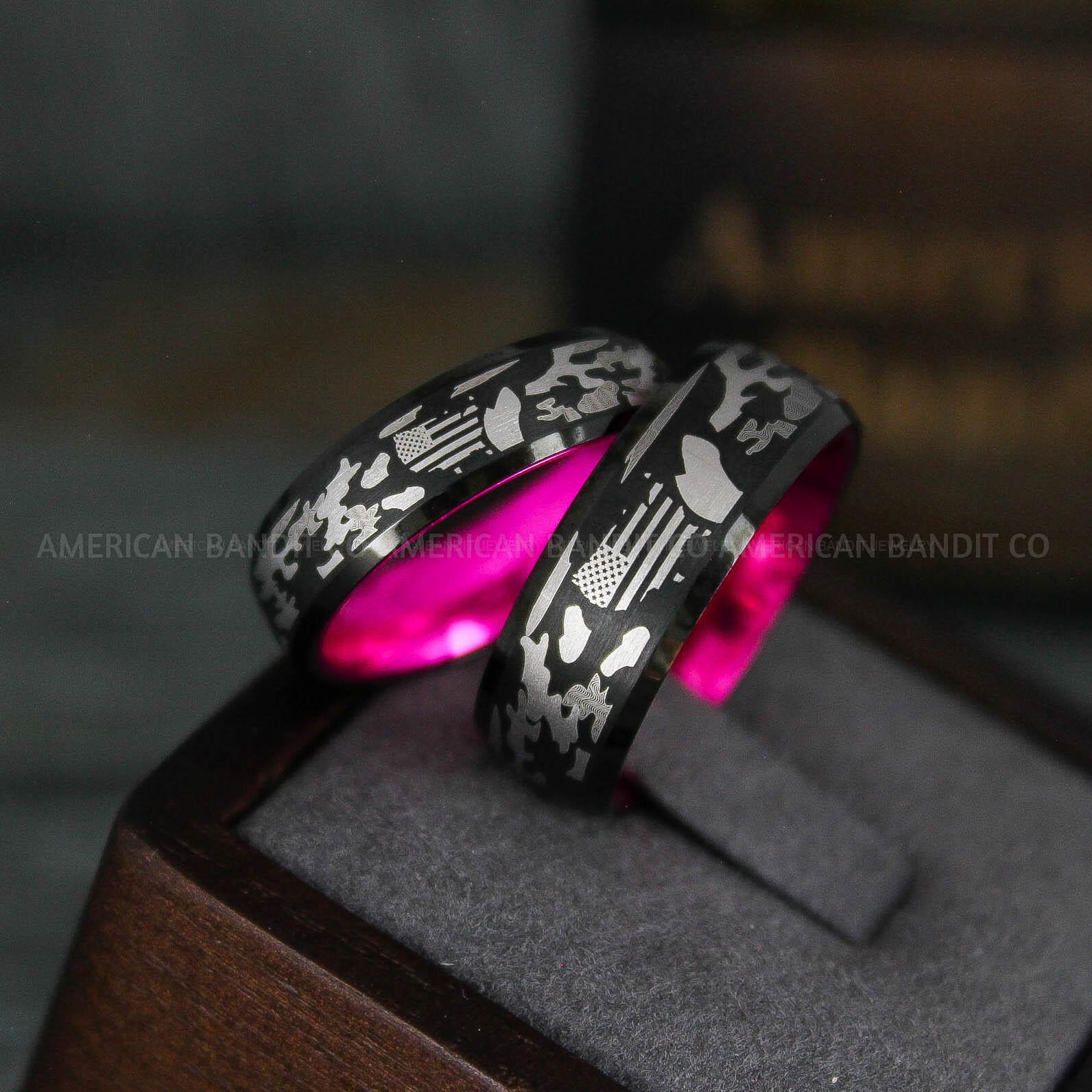 IMG_6272 American Flag Rings, Camo Rings, Army Rings, Military Rings, Military Jewelry - Image 1