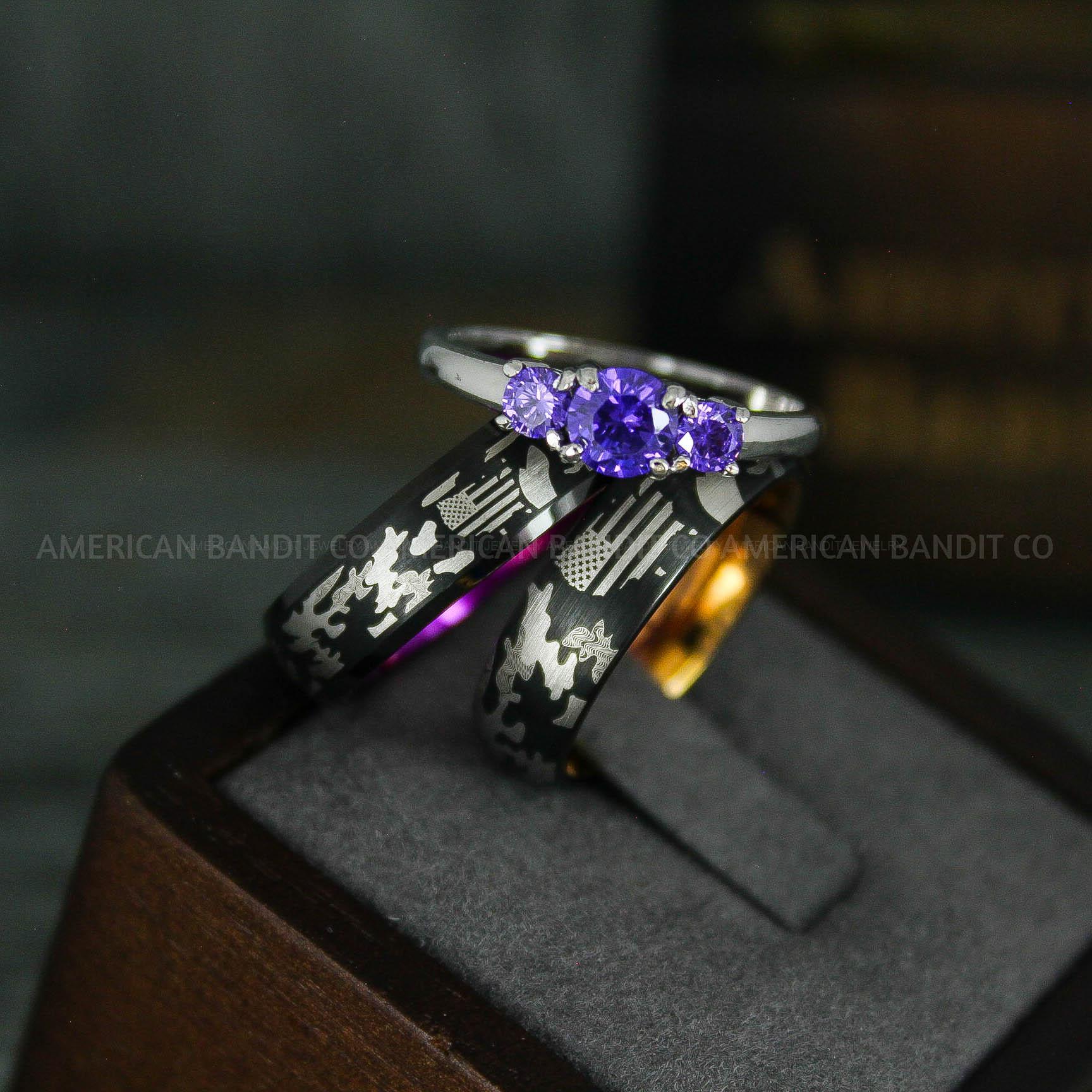 IMG_6301 American Flag Rings, Camo Rings, Army Rings, Military Rings, Military Jewelry - Image 1