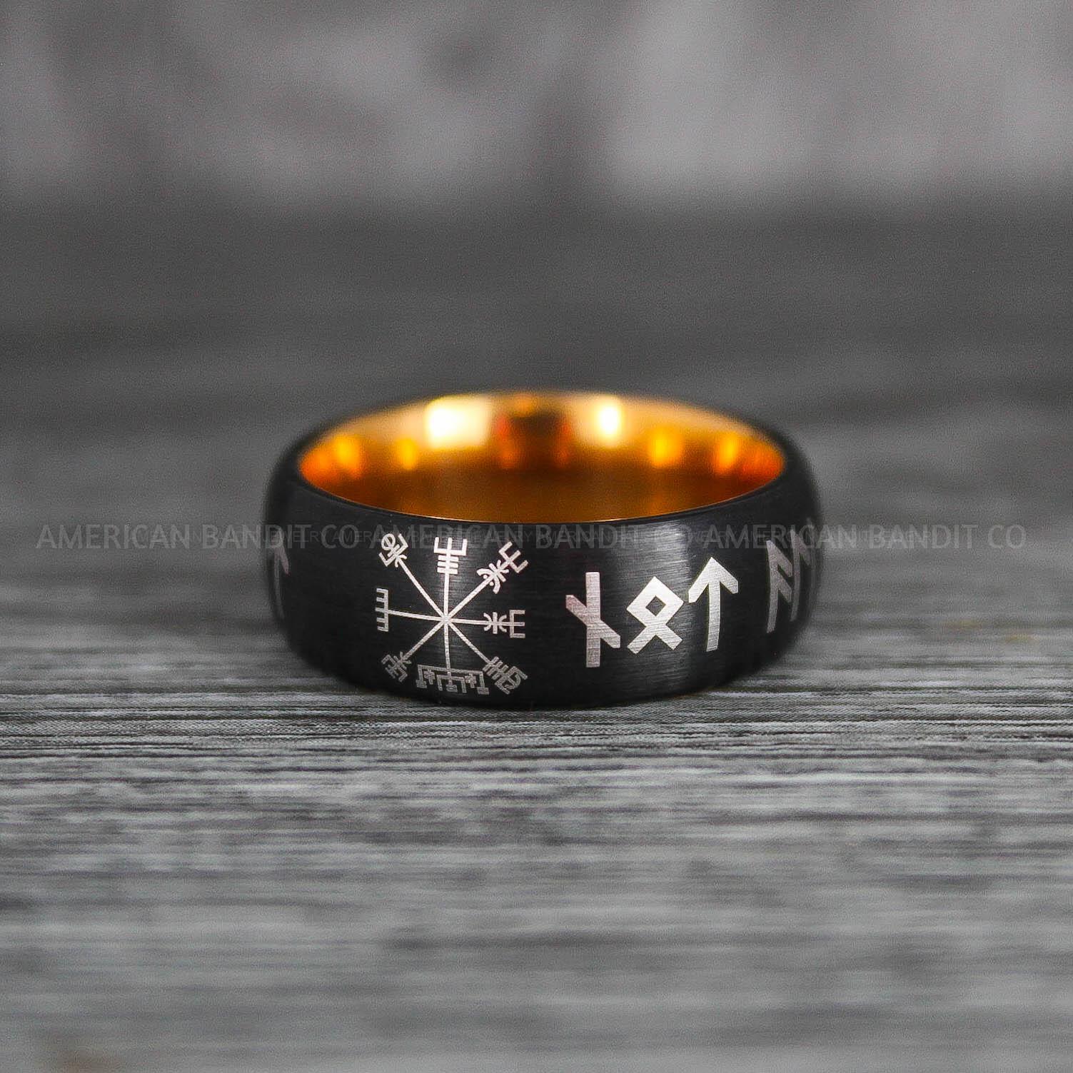 IMG_6328 Viking Ring, Vikings Jewelry, Norsemen Ring, Nordic Runes Ring, Vikings Wedding Ring, Vikings Wedding Band, Runes Wedding Ring, Nordic Rings - Image 1