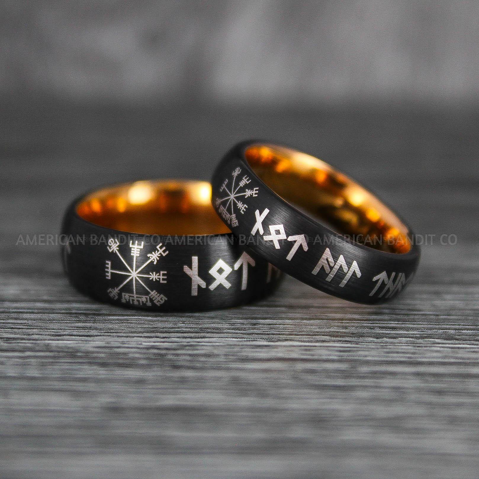 IMG_6329 Viking Ring, Vikings Jewelry, Norsemen Ring, Nordic Runes Ring, Vikings Wedding Ring, Vikings Wedding Band, Runes Wedding Ring, Nordic Rings - Image 1