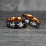 Viking Ring, Vikings Jewelry, Norsemen Ring, Nordic Runes Ring, Vikings Wedding Ring, Vikings Wedding Band, Runes Wedding Ring, Nordic Rings