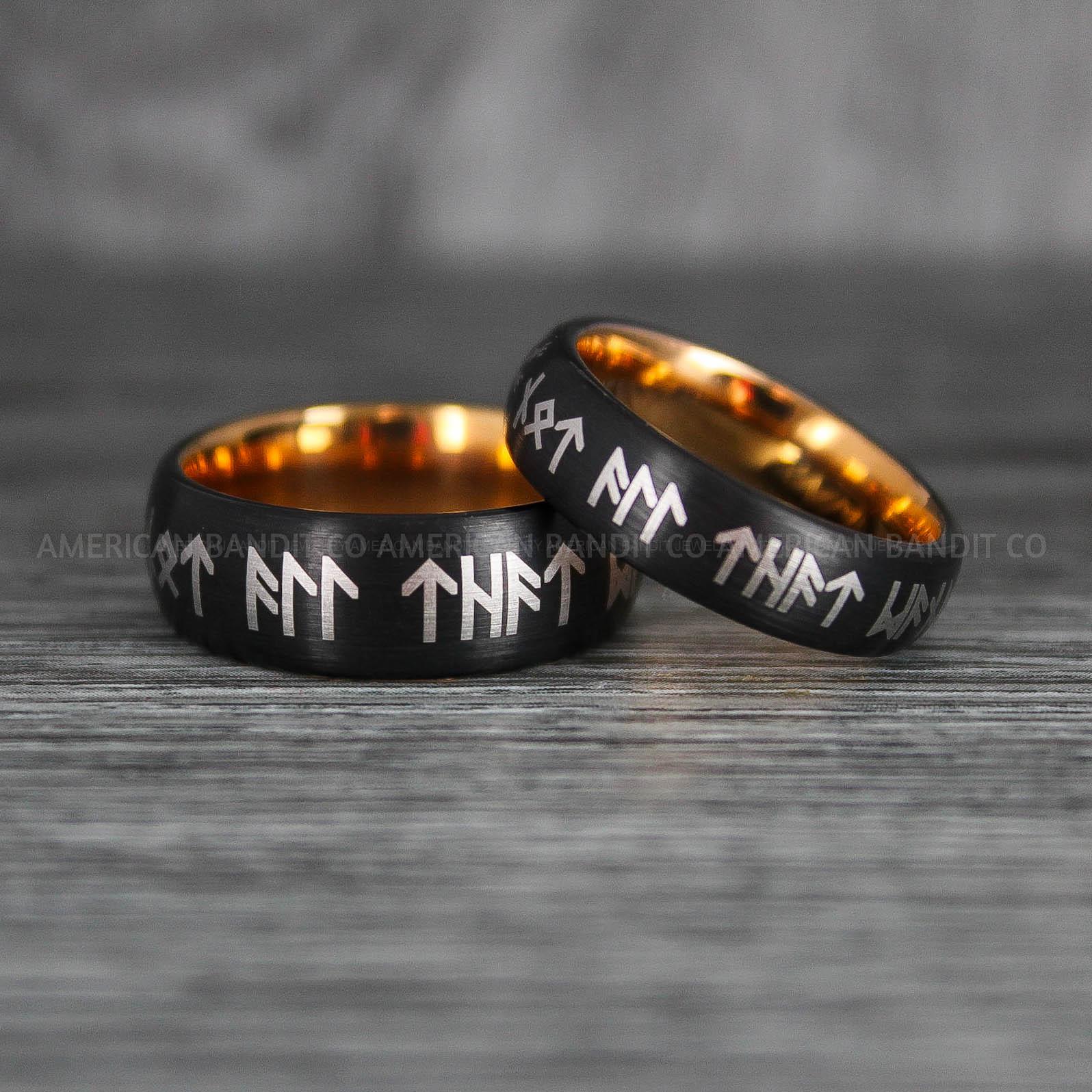 IMG_6334 Viking Ring, Vikings Jewelry, Norsemen Ring, Nordic Runes Ring, Vikings Wedding Ring, Vikings Wedding Band, Runes Wedding Ring, Nordic Rings - Image 1