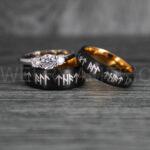 Viking Ring, Vikings Jewelry, Norsemen Ring, Nordic Runes Ring, Vikings Wedding Ring, Vikings Wedding Band, Runes Wedding Ring, Nordic Rings