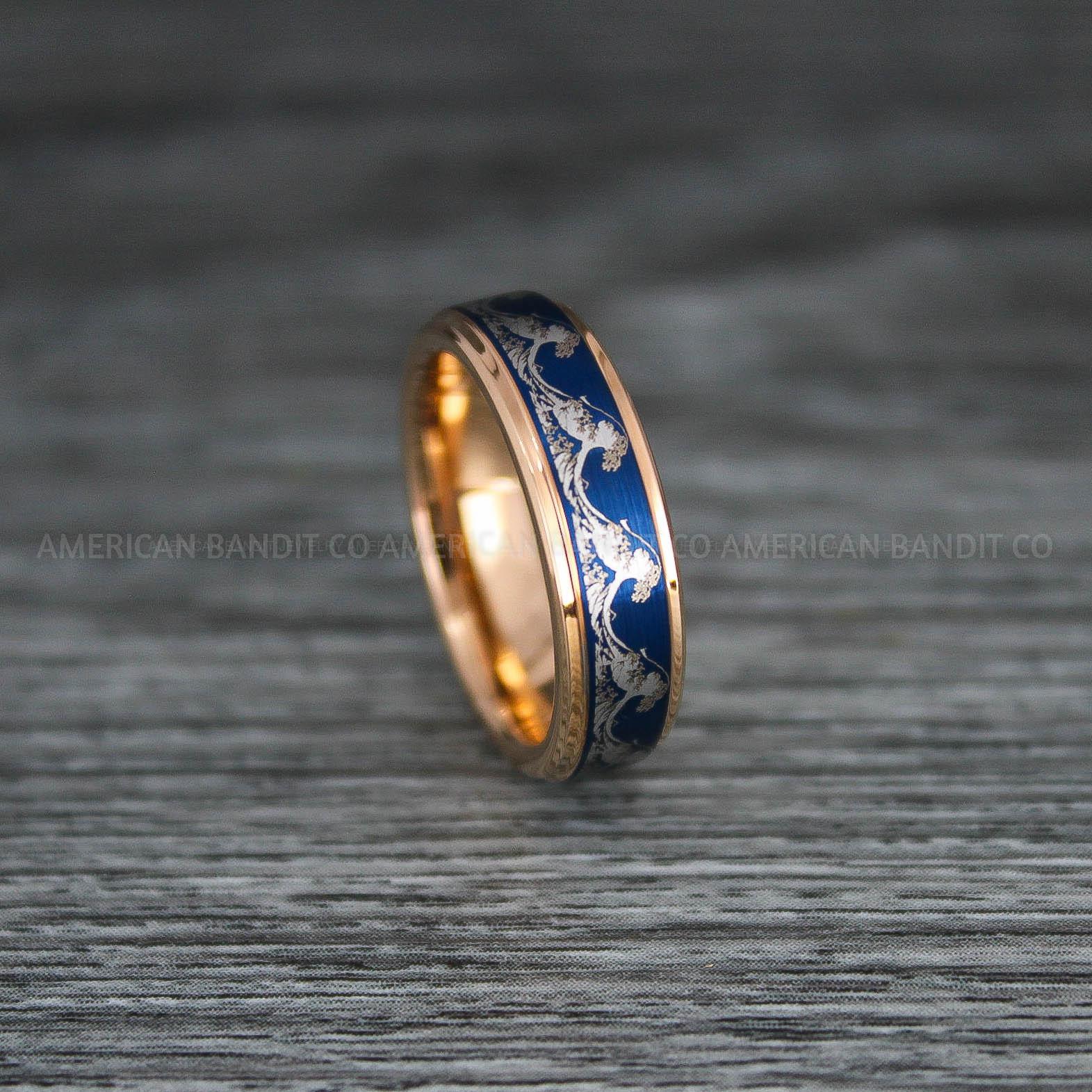 IMG_6455 Ocean Wave Ring, Wave Ring, Beach Jewelry, Beach Wedding Ring, Summer Wedding Ring - Image 1