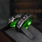 Mario Rings, Couple Rings, Mario Brothers Wedding Rings, Gamer Rings, Gamer Jewelry, Mario Wedding Bands, Gamer Wedding Rings