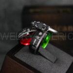 Mario Rings, Couple Rings, Mario Brothers Wedding Rings, Gamer Rings, Gamer Jewelry, Mario Wedding Bands, Gamer Wedding Rings