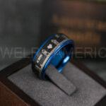 Mario Ring, Mario Brothers Wedding Ring, Gamer Ring, Gamer Jewelry, Mario Wedding Band, Gamer Wedding Ring