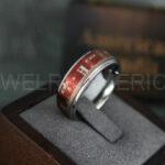 Mario Ring, Mario Brothers Wedding Ring, Gamer Ring, Gamer Jewelry, Mario Wedding Band, Gamer Wedding Ring - Image 3