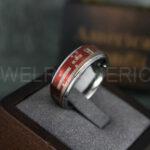 Mario Ring, Mario Brothers Wedding Ring, Gamer Ring, Gamer Jewelry, Mario Wedding Band, Gamer Wedding Ring - Image 2