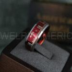 Mario Ring, Mario Brothers Wedding Ring, Gamer Ring, Gamer Jewelry, Mario Wedding Band, Gamer Wedding Ring - Image 3